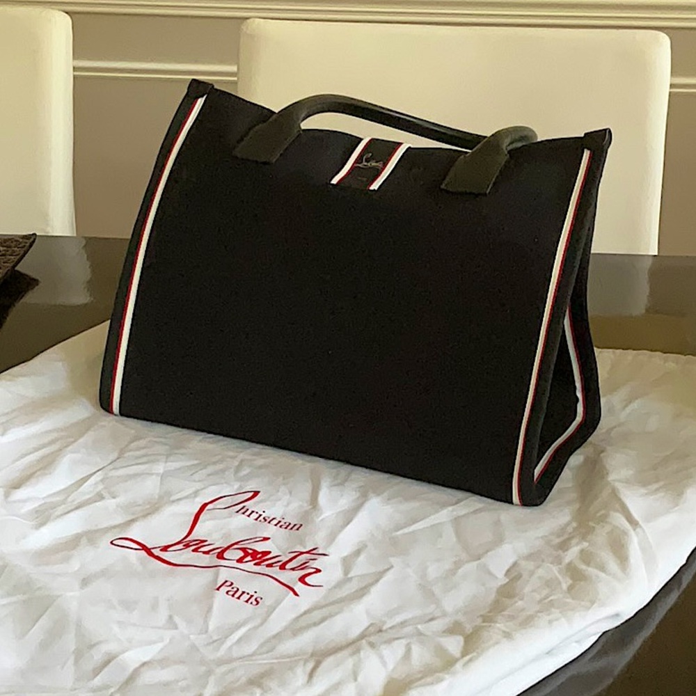 Christian Louboutin Nastroloubi L Canvas Tote Bag